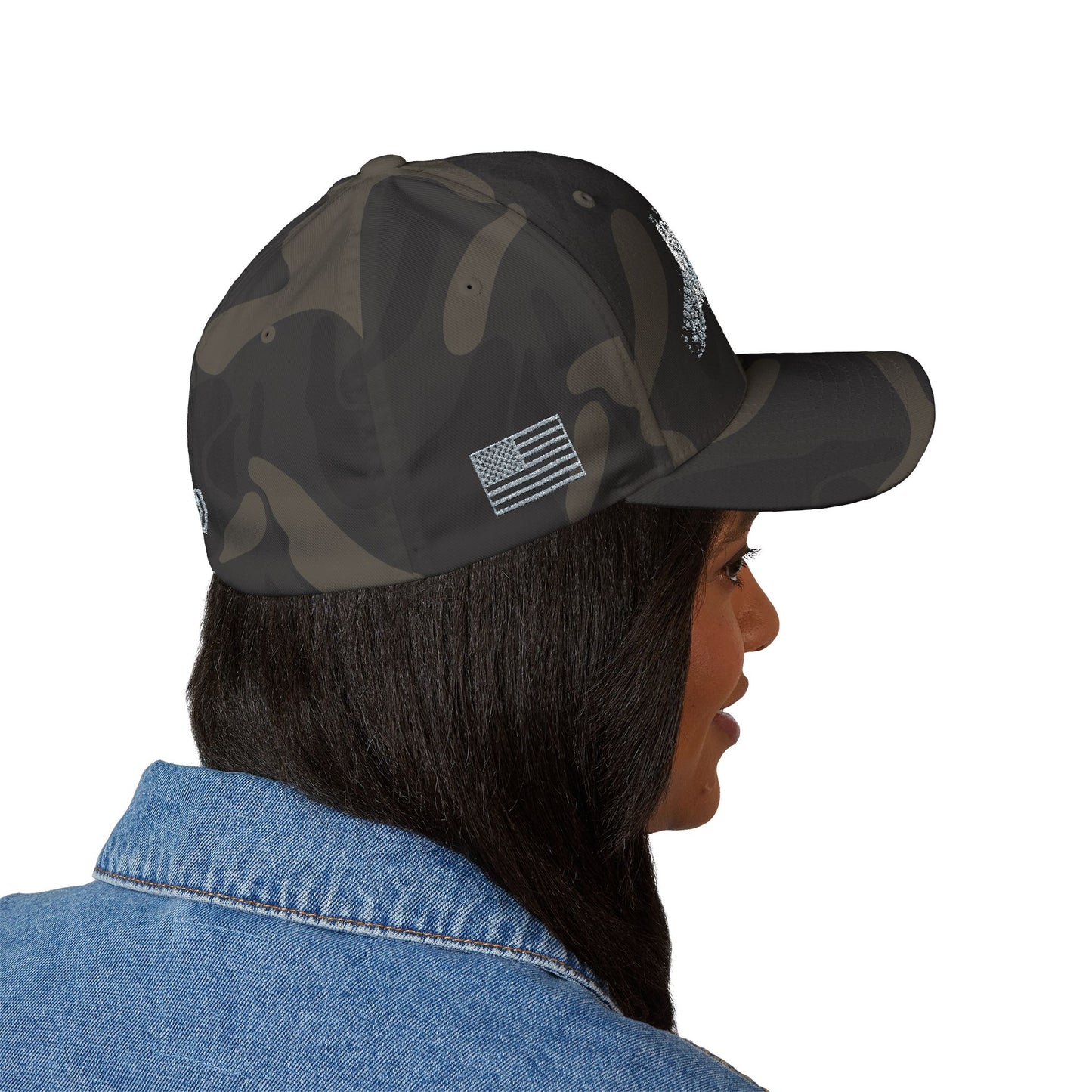 Embroidered Logo Baseball Cap — Structured Closed-Back Hat