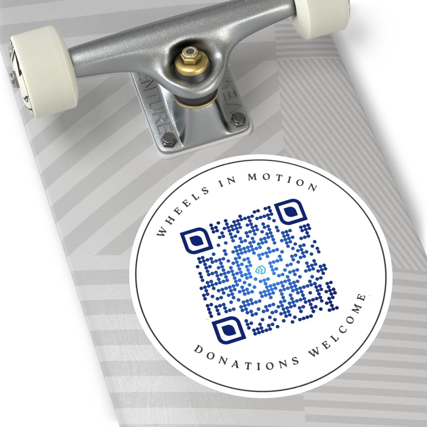 Donation Vinyl Stickers