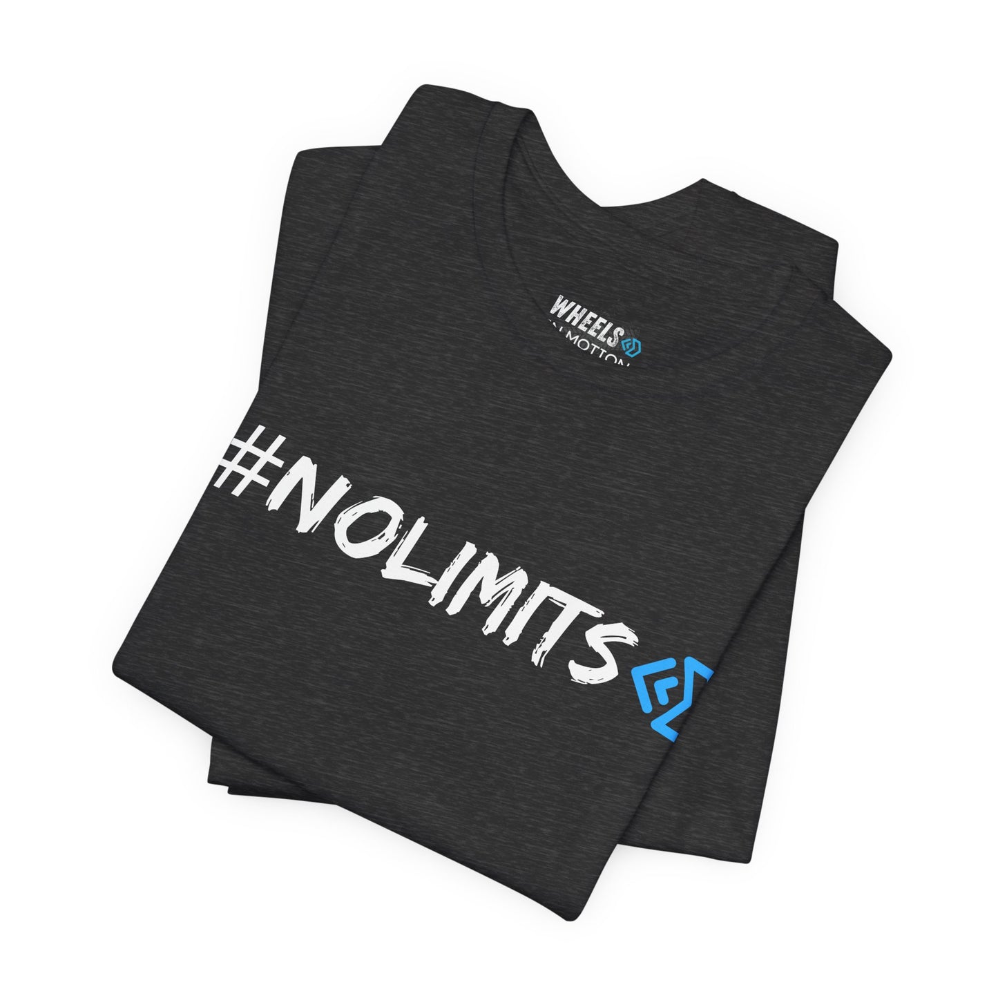 No Limits Tee — Wheels in Motion Inspirational Short Sleeve Shirt