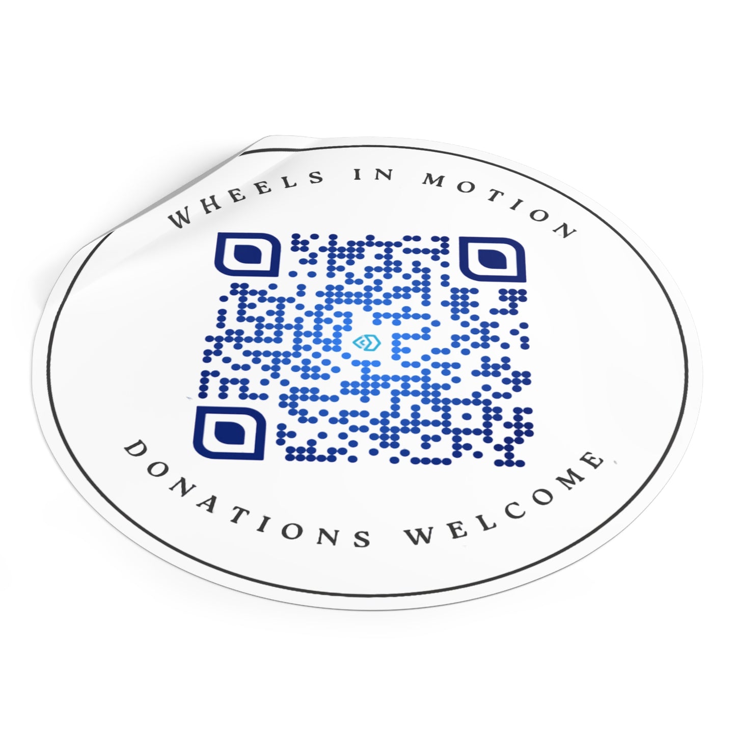 Donation Vinyl Stickers