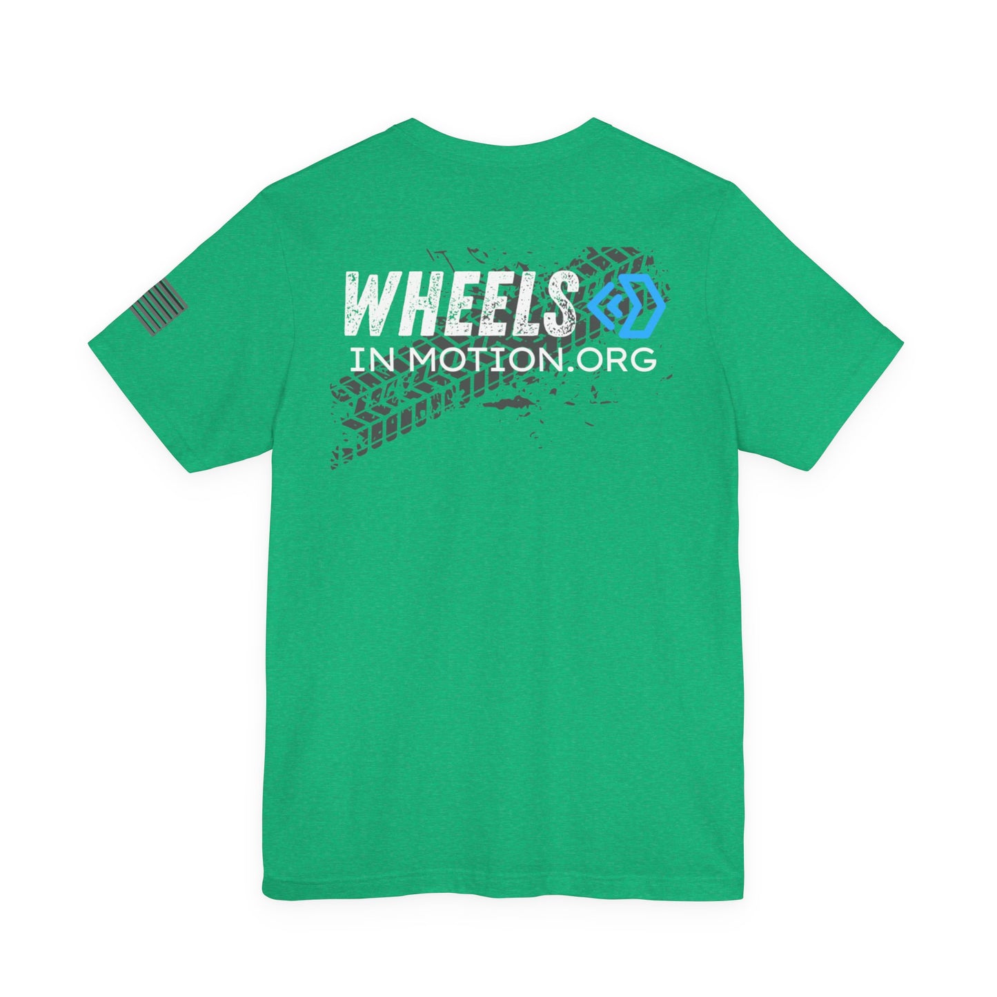 No Limits Tee — Wheels in Motion Inspirational Short Sleeve Shirt