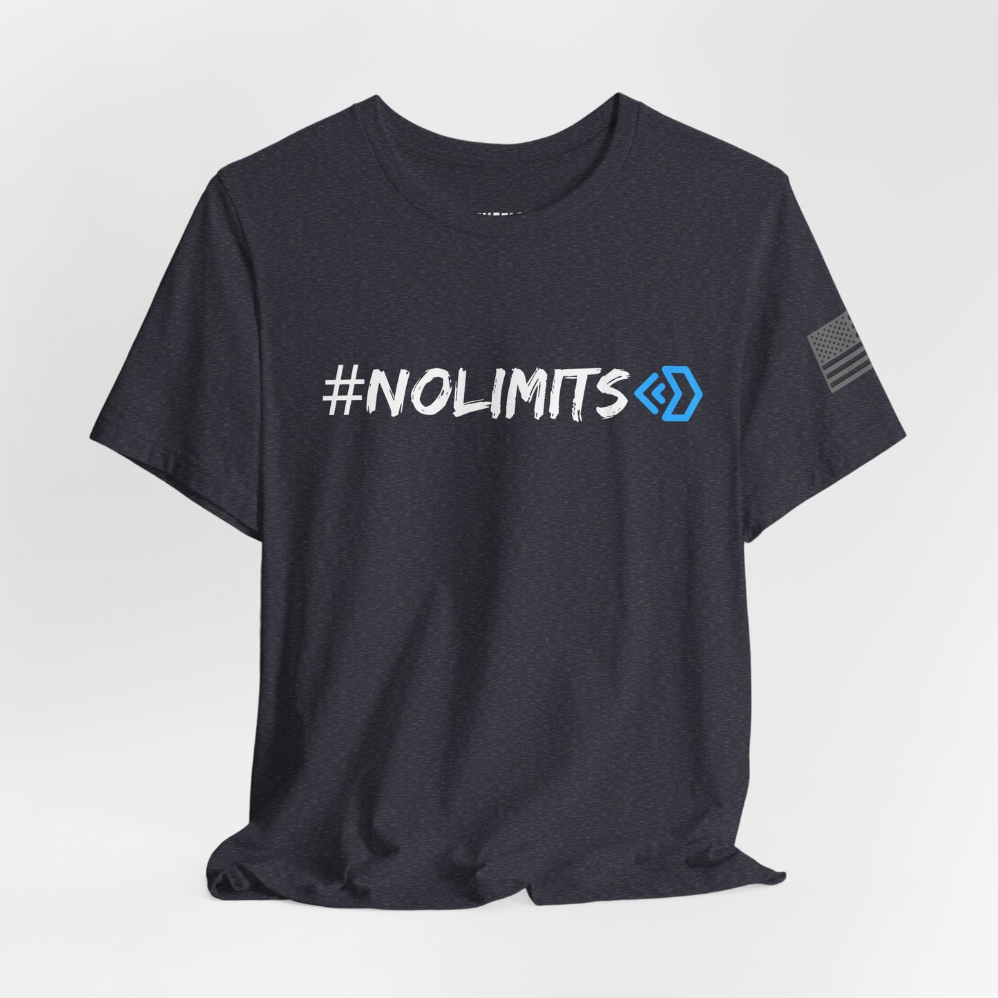 No Limits Tee — Wheels in Motion Inspirational Short Sleeve Shirt