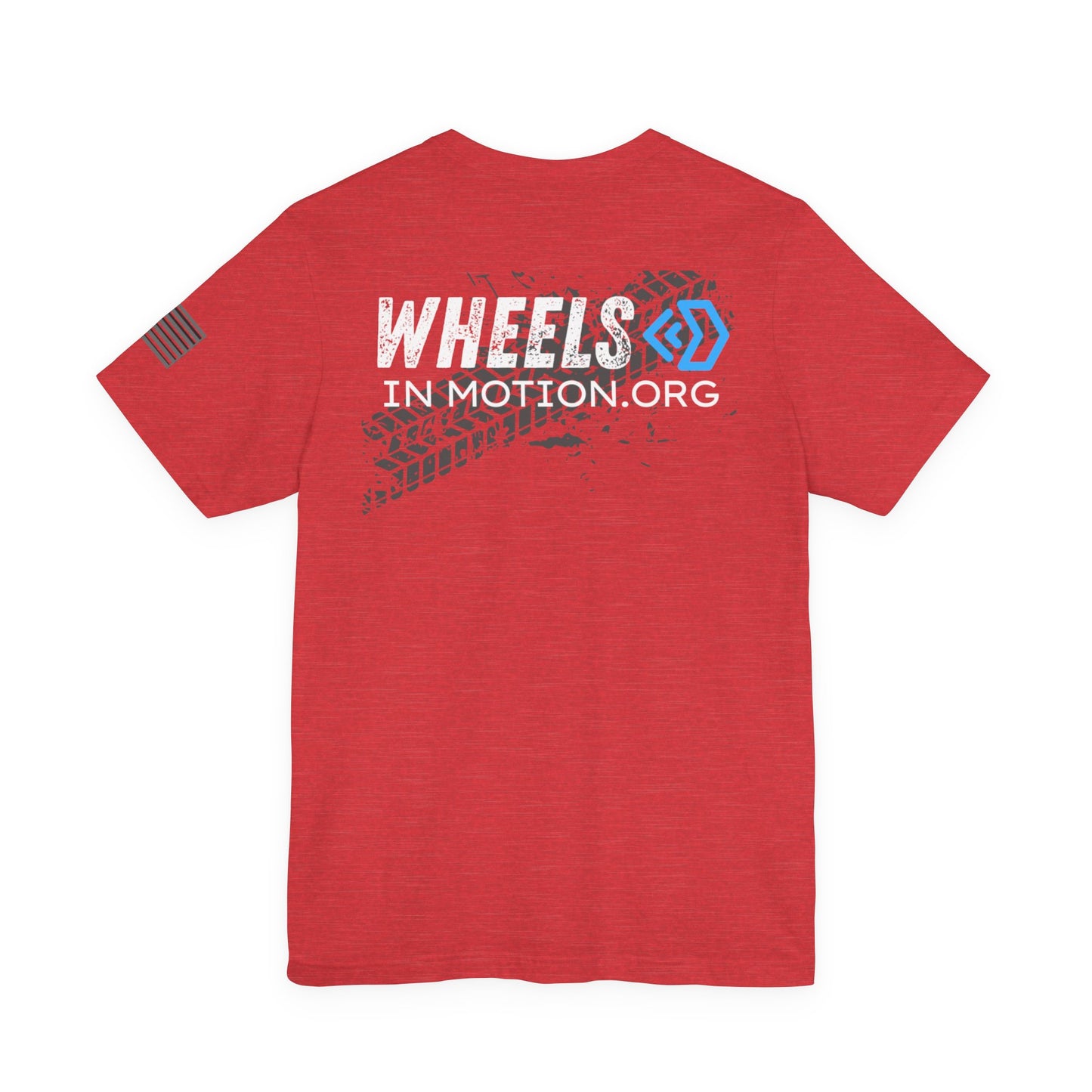 No Limits Tee — Wheels in Motion Inspirational Short Sleeve Shirt