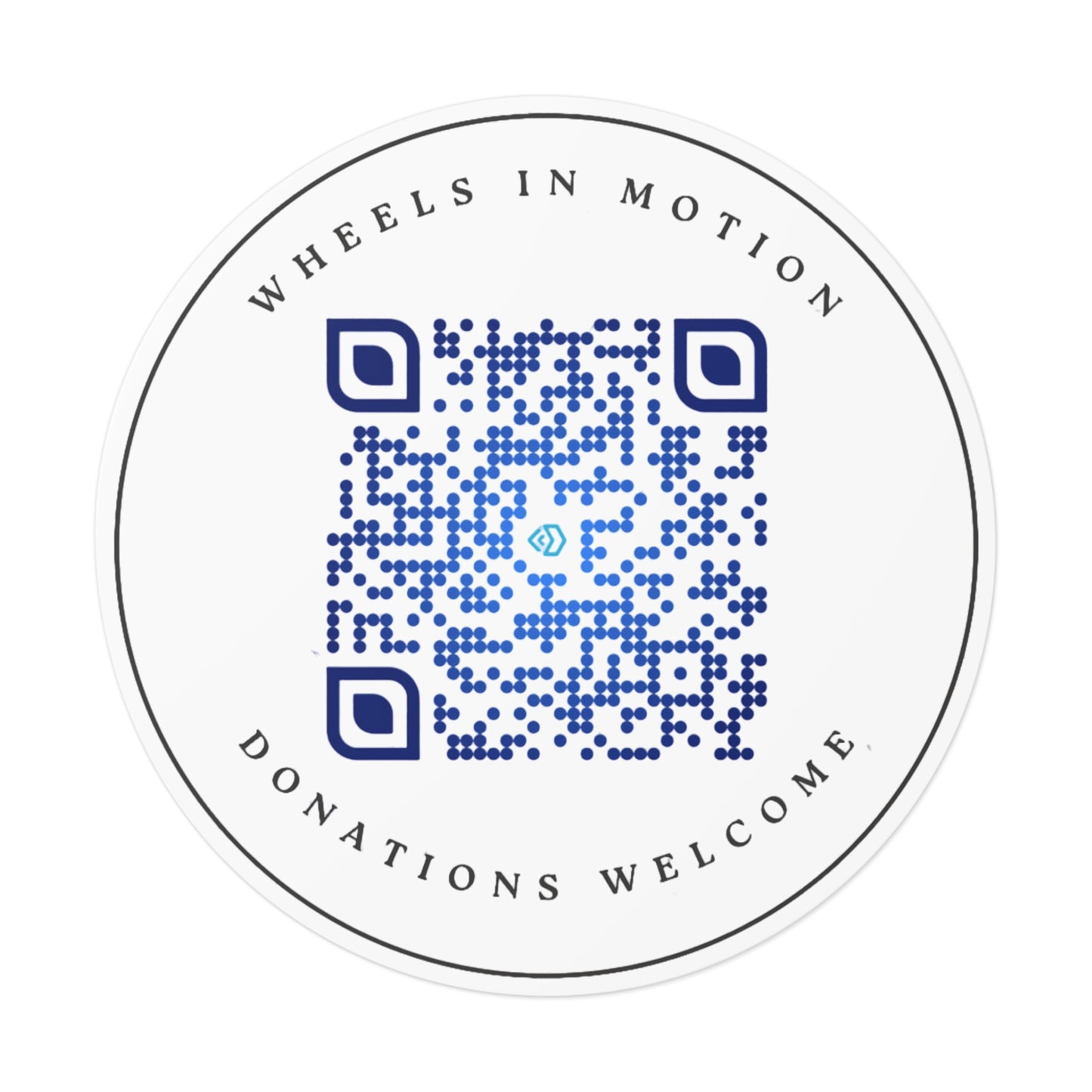 Donation Vinyl Stickers