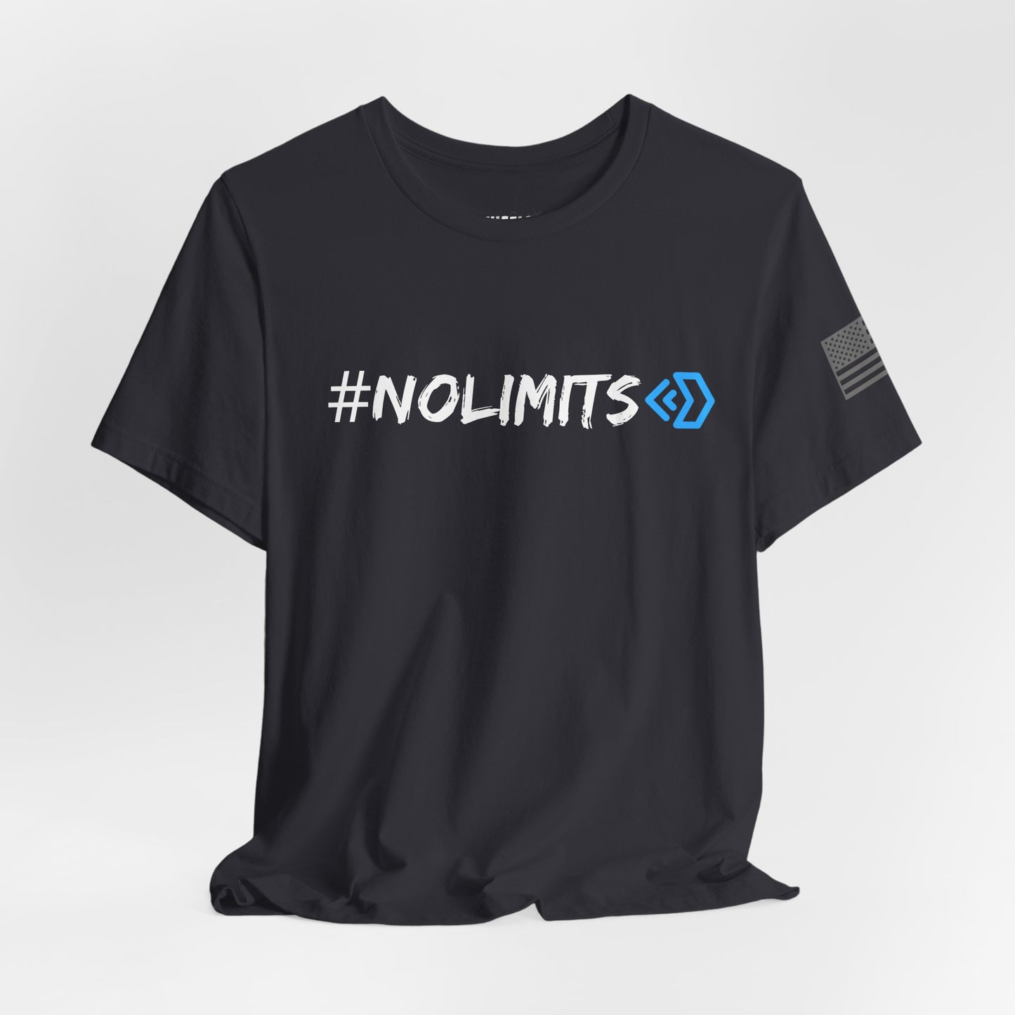 No Limits Tee — Wheels in Motion Inspirational Short Sleeve Shirt