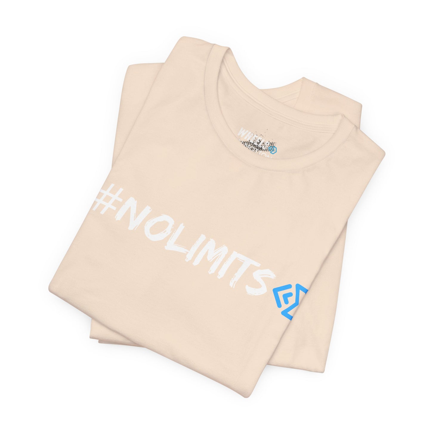No Limits Tee — Wheels in Motion Inspirational Short Sleeve Shirt