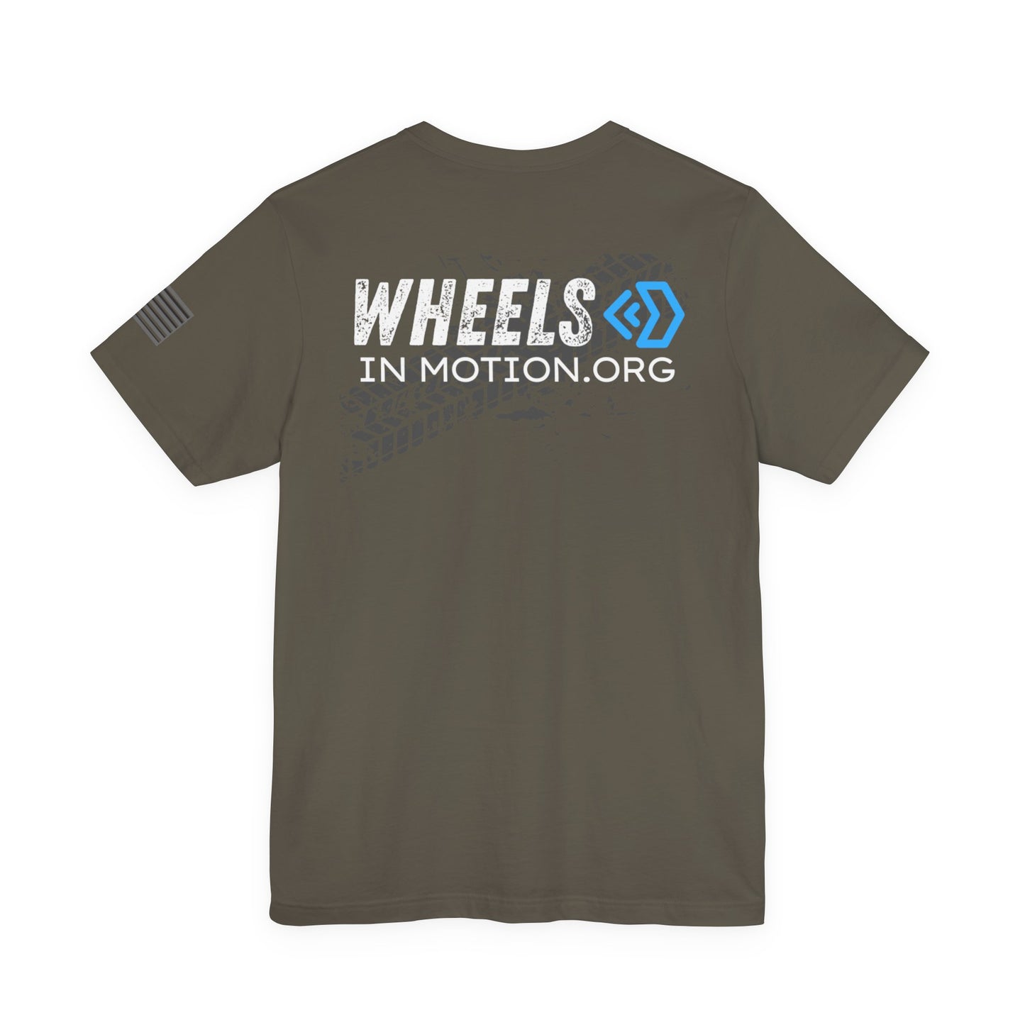 No Limits Tee — Wheels in Motion Inspirational Short Sleeve Shirt