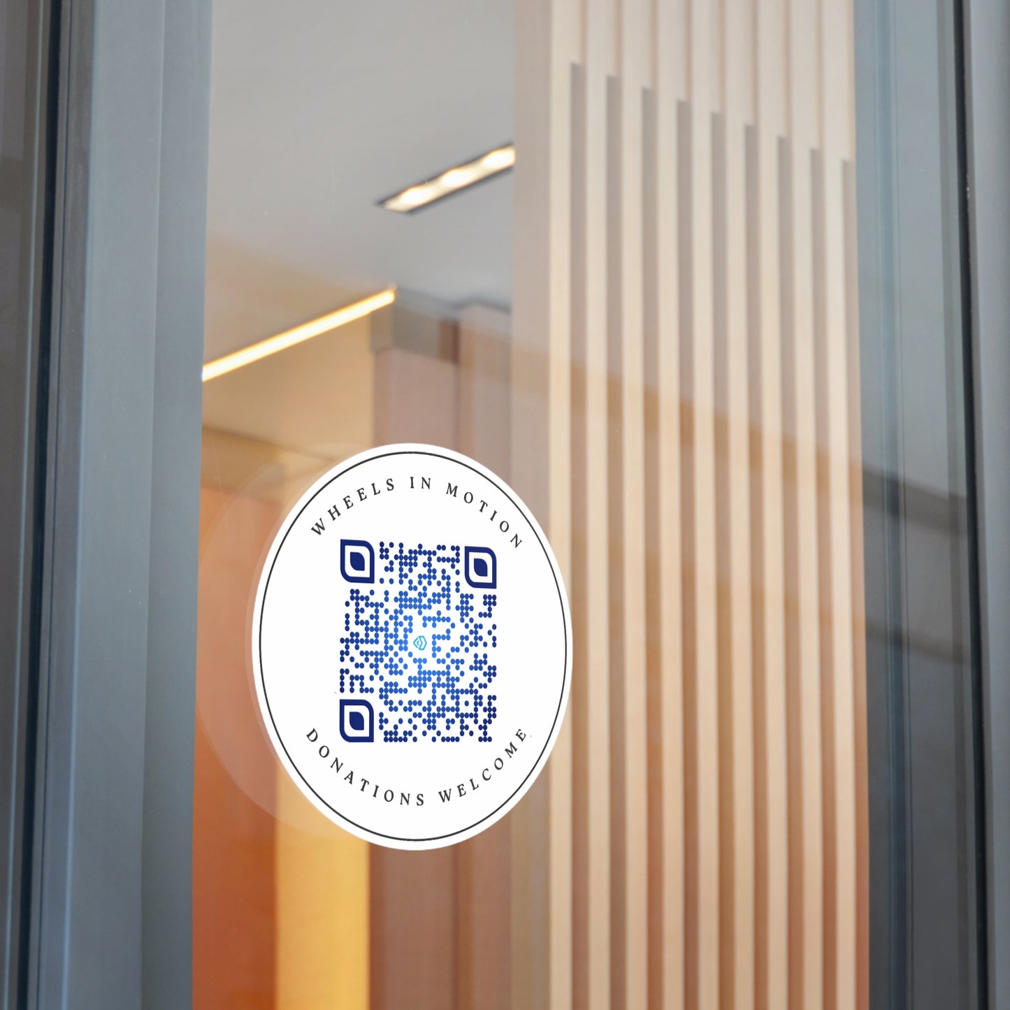 Donation Vinyl Stickers