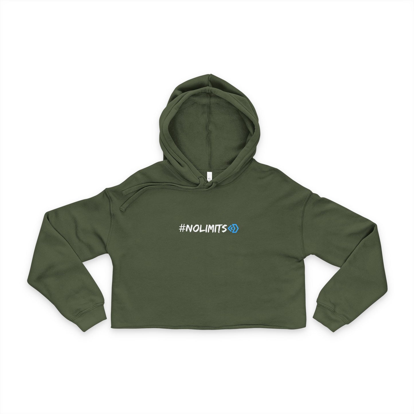 Cropped Hoodie — No Limits
