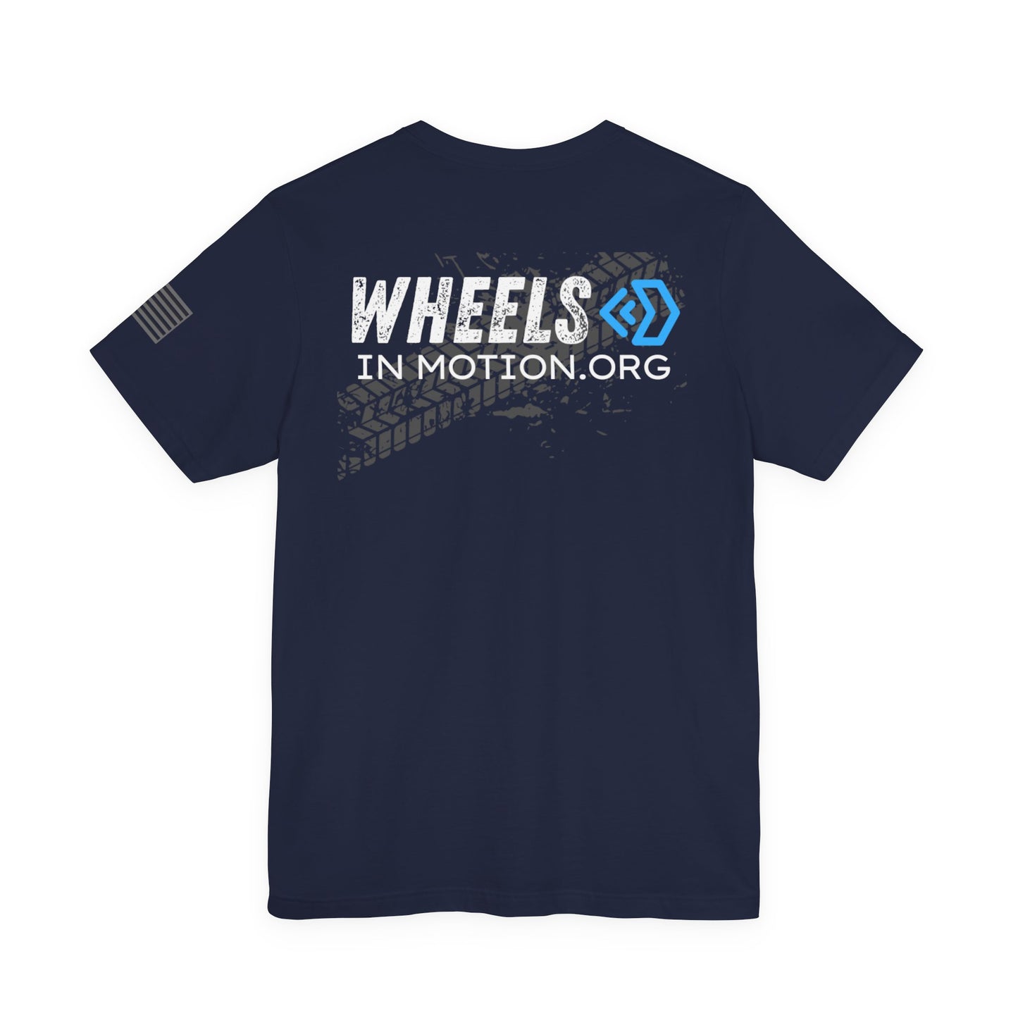 No Limits Tee — Wheels in Motion Inspirational Short Sleeve Shirt