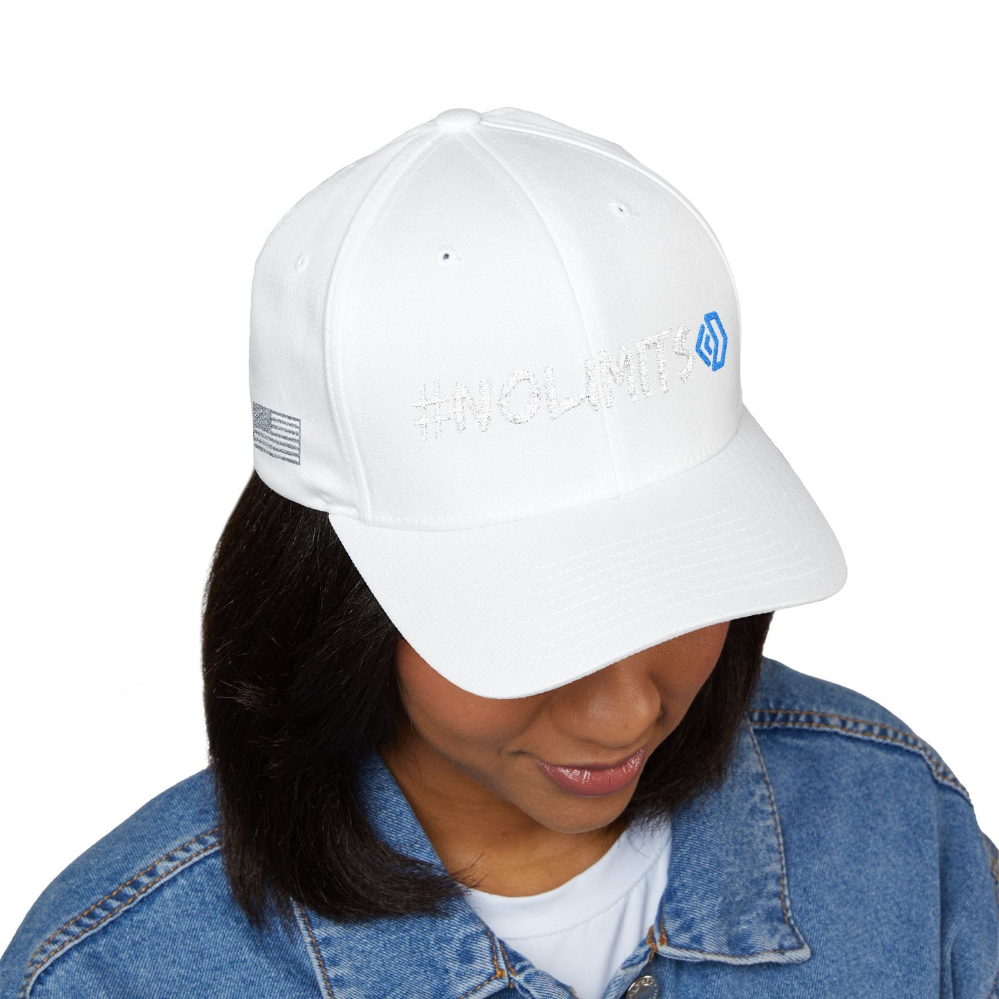 #NOLIMITS Embroidered Closed-Back Cap