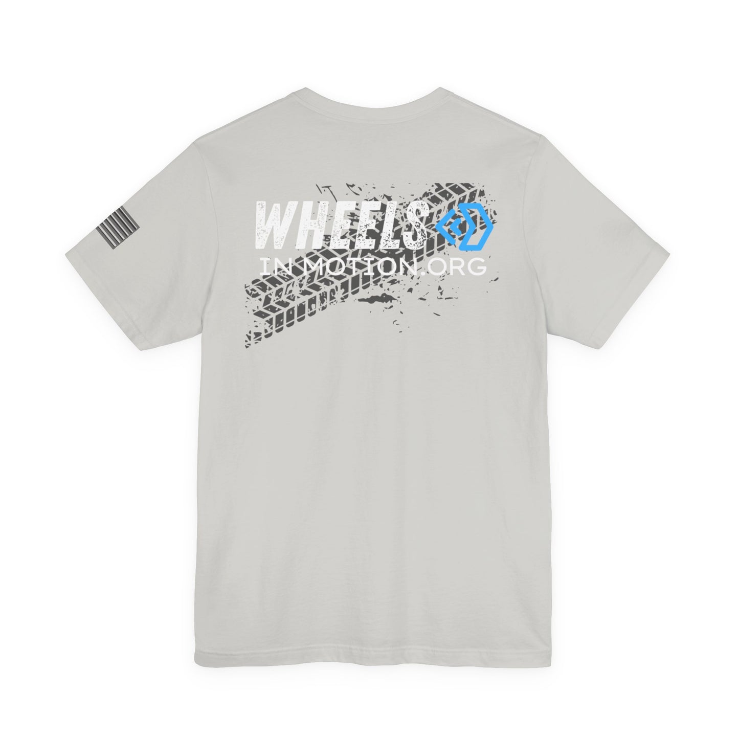No Limits Tee — Wheels in Motion Inspirational Short Sleeve Shirt