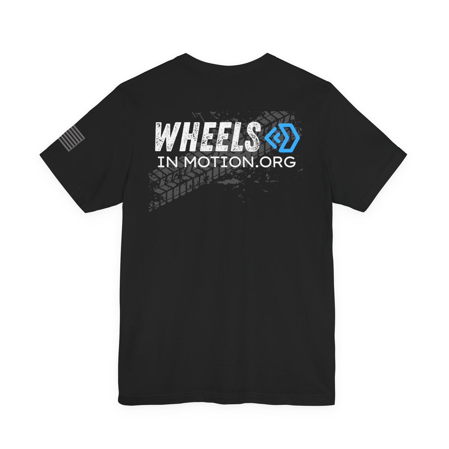 No Limits Tee — Wheels in Motion Inspirational Short Sleeve Shirt