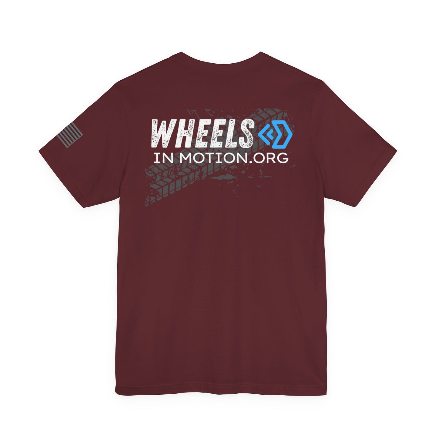 No Limits Tee — Wheels in Motion Inspirational Short Sleeve Shirt