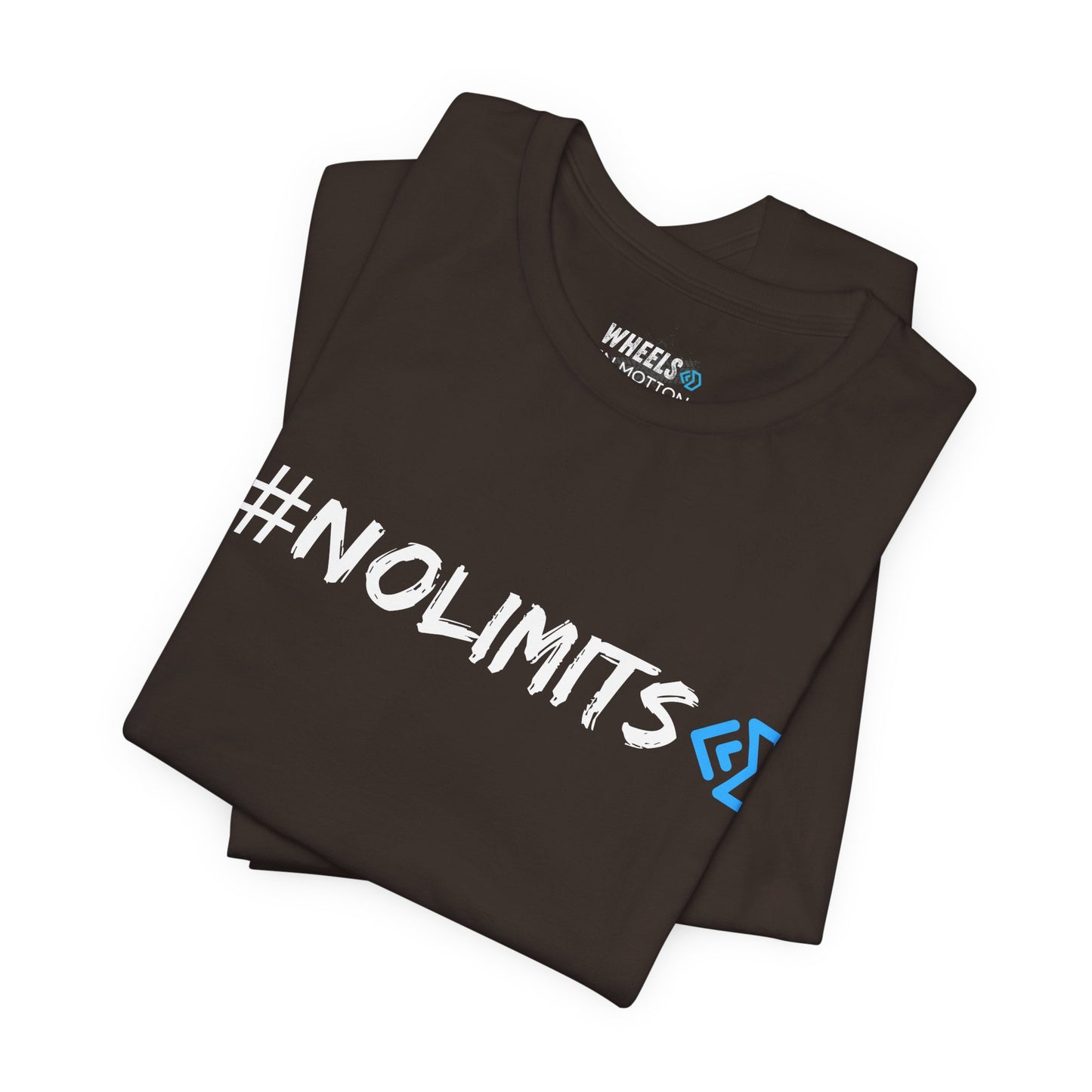 No Limits Tee — Wheels in Motion Inspirational Short Sleeve Shirt