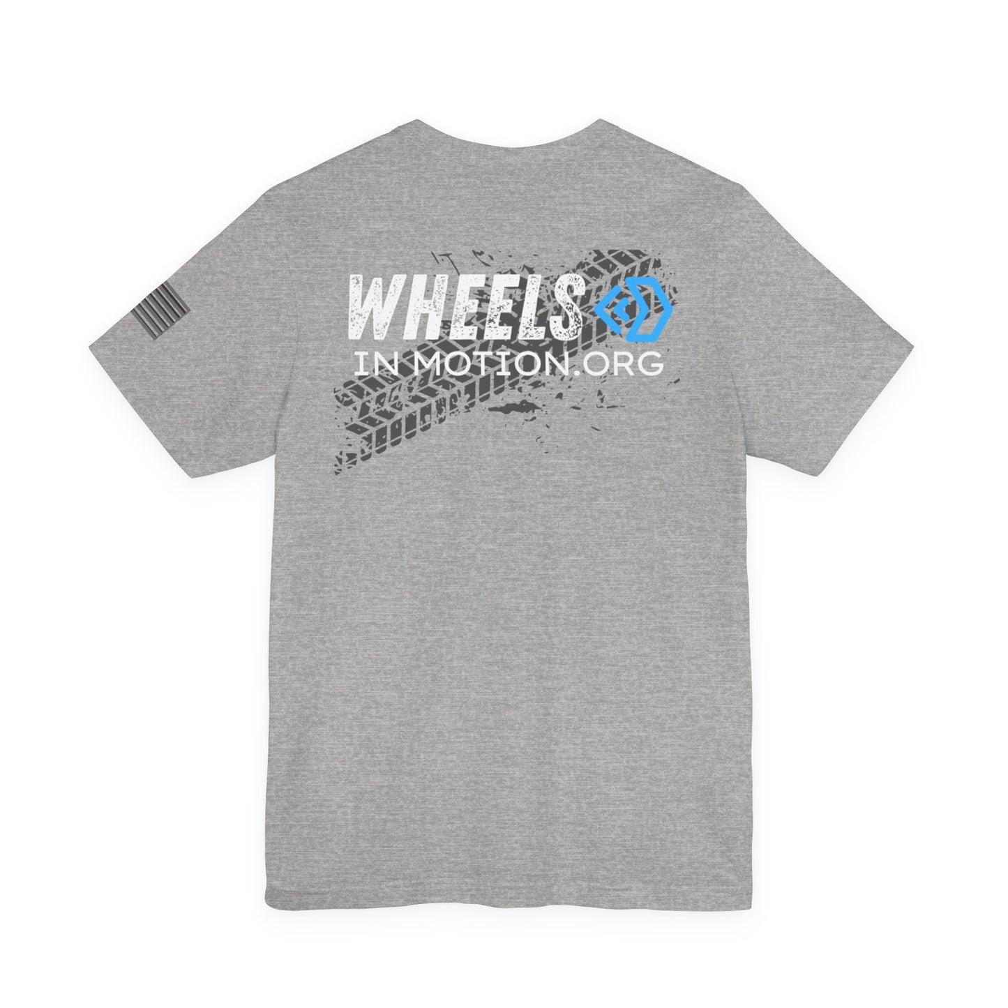 No Limits Tee — Wheels in Motion Inspirational Short Sleeve Shirt