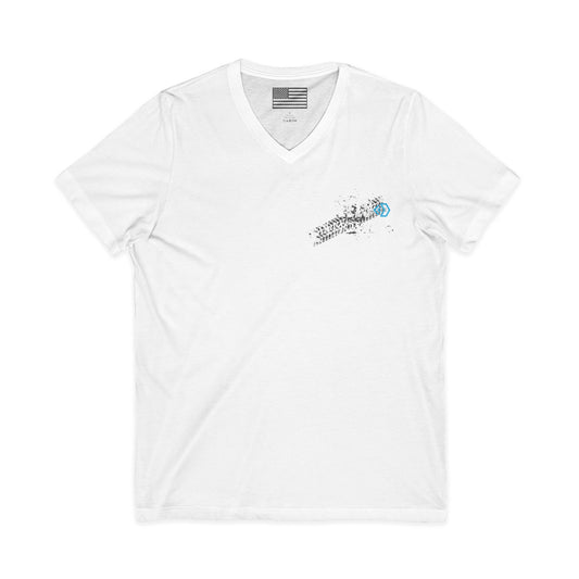 Unisex Jersey Short Sleeve V-Neck Tee