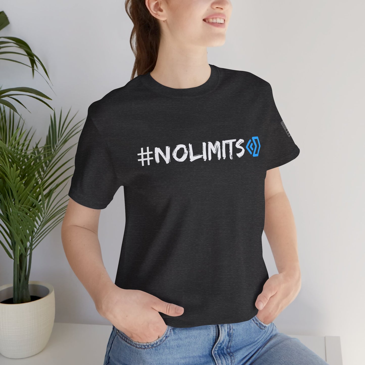 No Limits Tee — Wheels in Motion Inspirational Short Sleeve Shirt