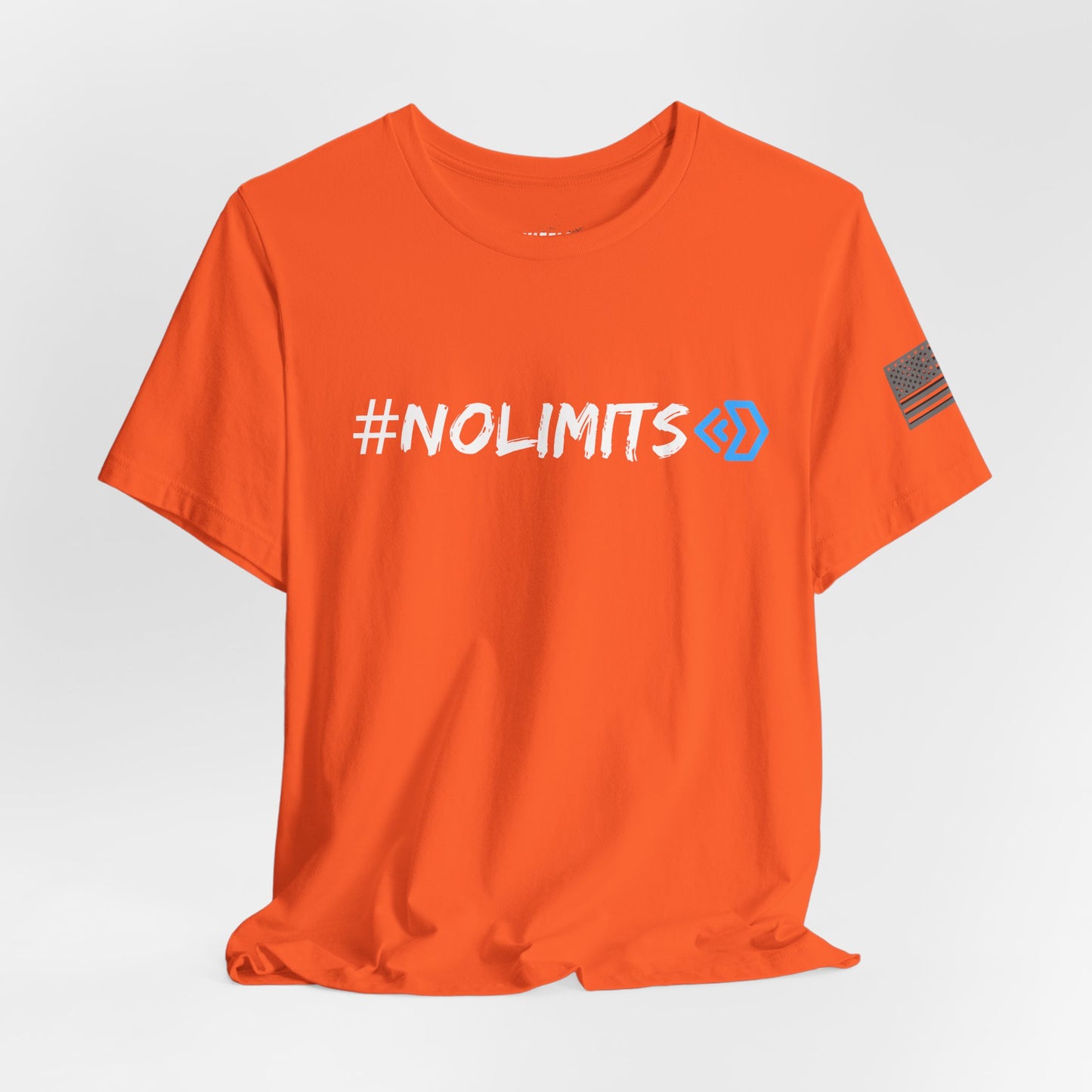 No Limits Tee — Wheels in Motion Inspirational Short Sleeve Shirt