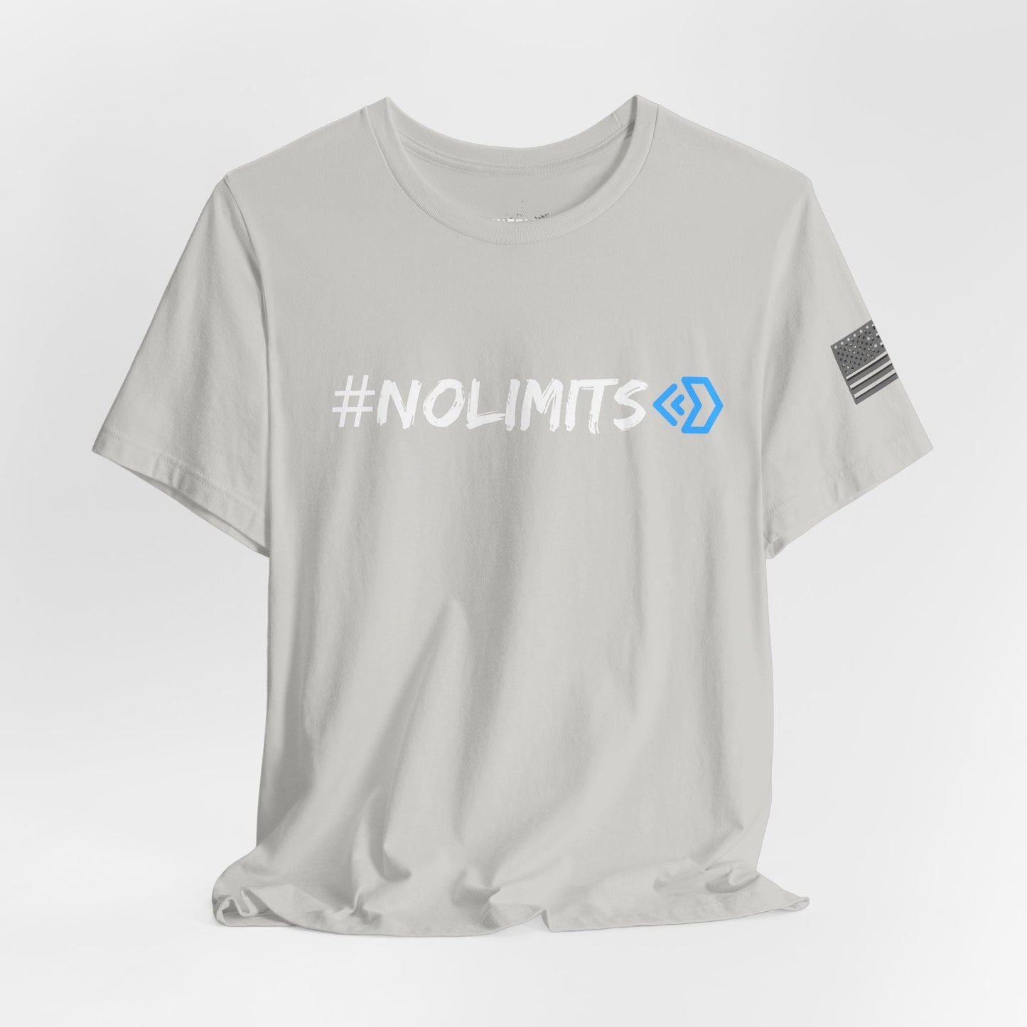 No Limits Tee — Wheels in Motion Inspirational Short Sleeve Shirt