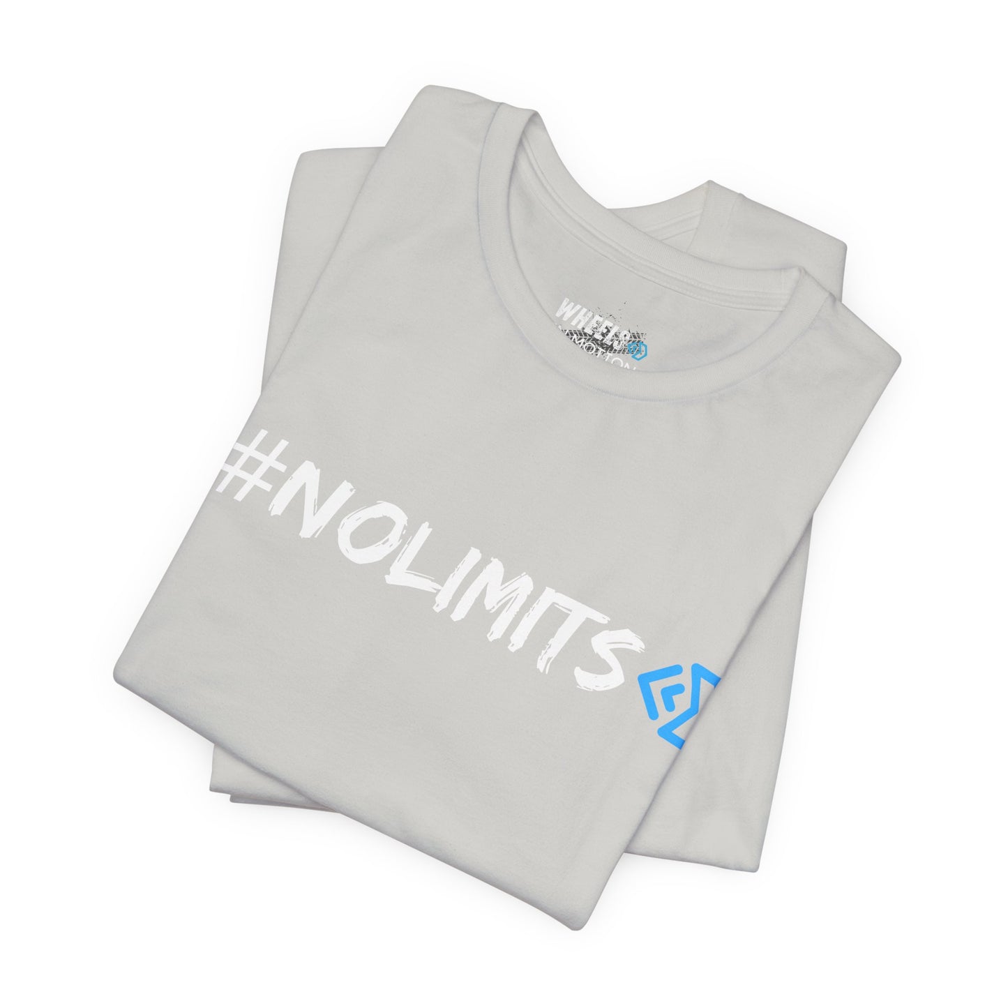 No Limits Tee — Wheels in Motion Inspirational Short Sleeve Shirt