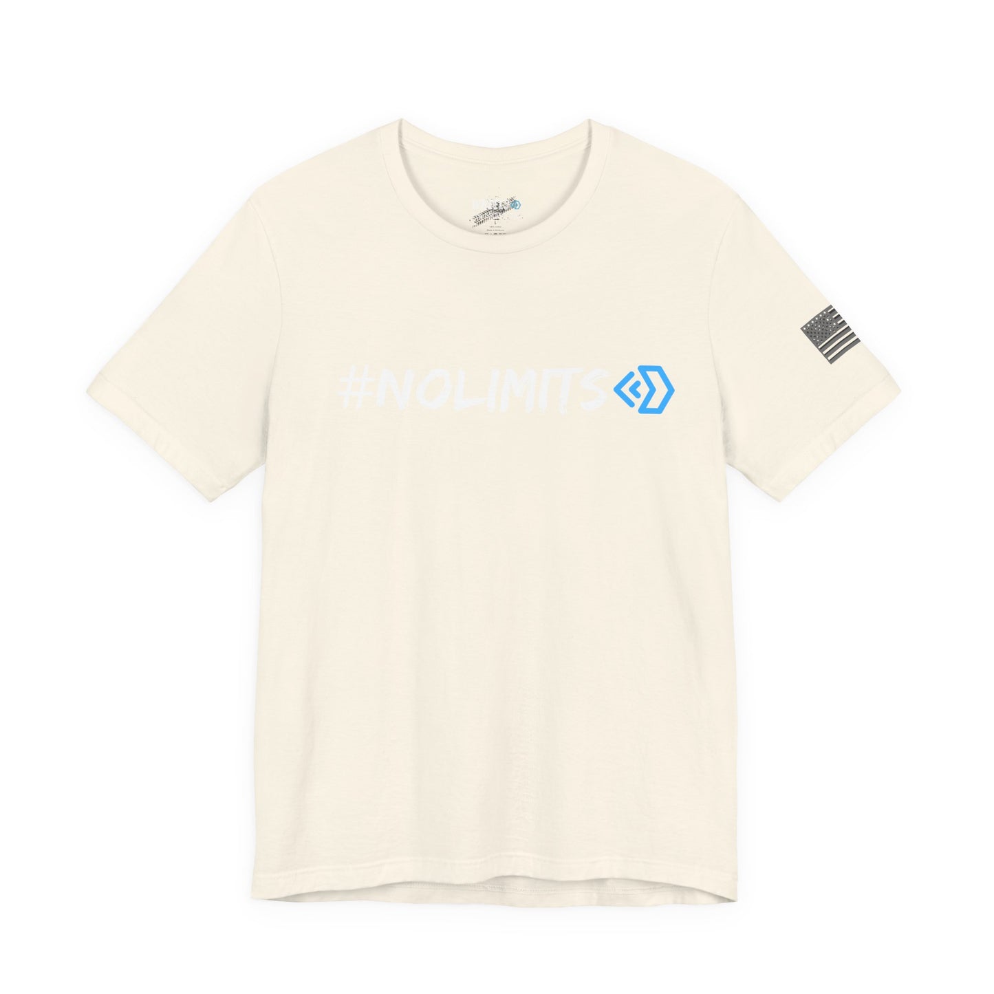 No Limits Tee — Wheels in Motion Inspirational Short Sleeve Shirt