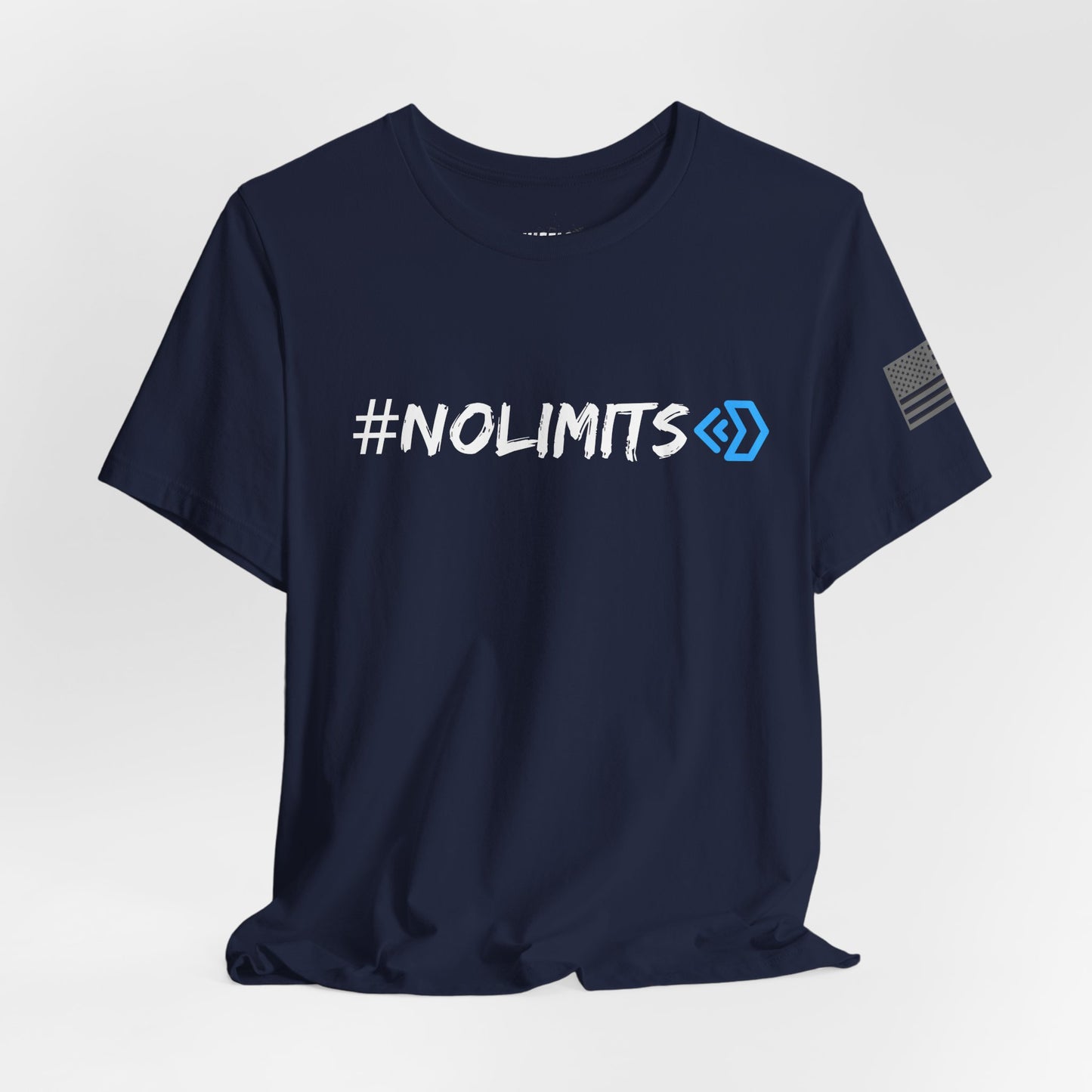 No Limits Tee — Wheels in Motion Inspirational Short Sleeve Shirt