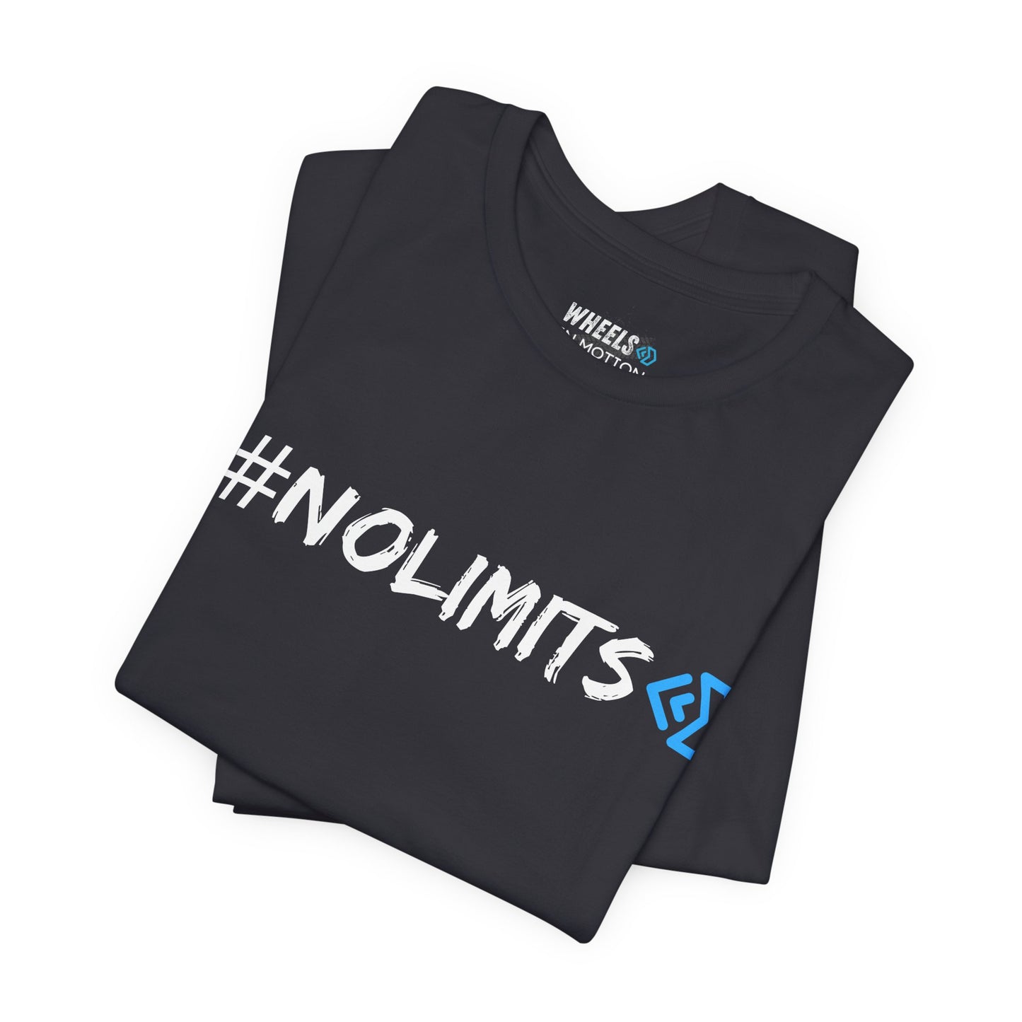 No Limits Tee — Wheels in Motion Inspirational Short Sleeve Shirt