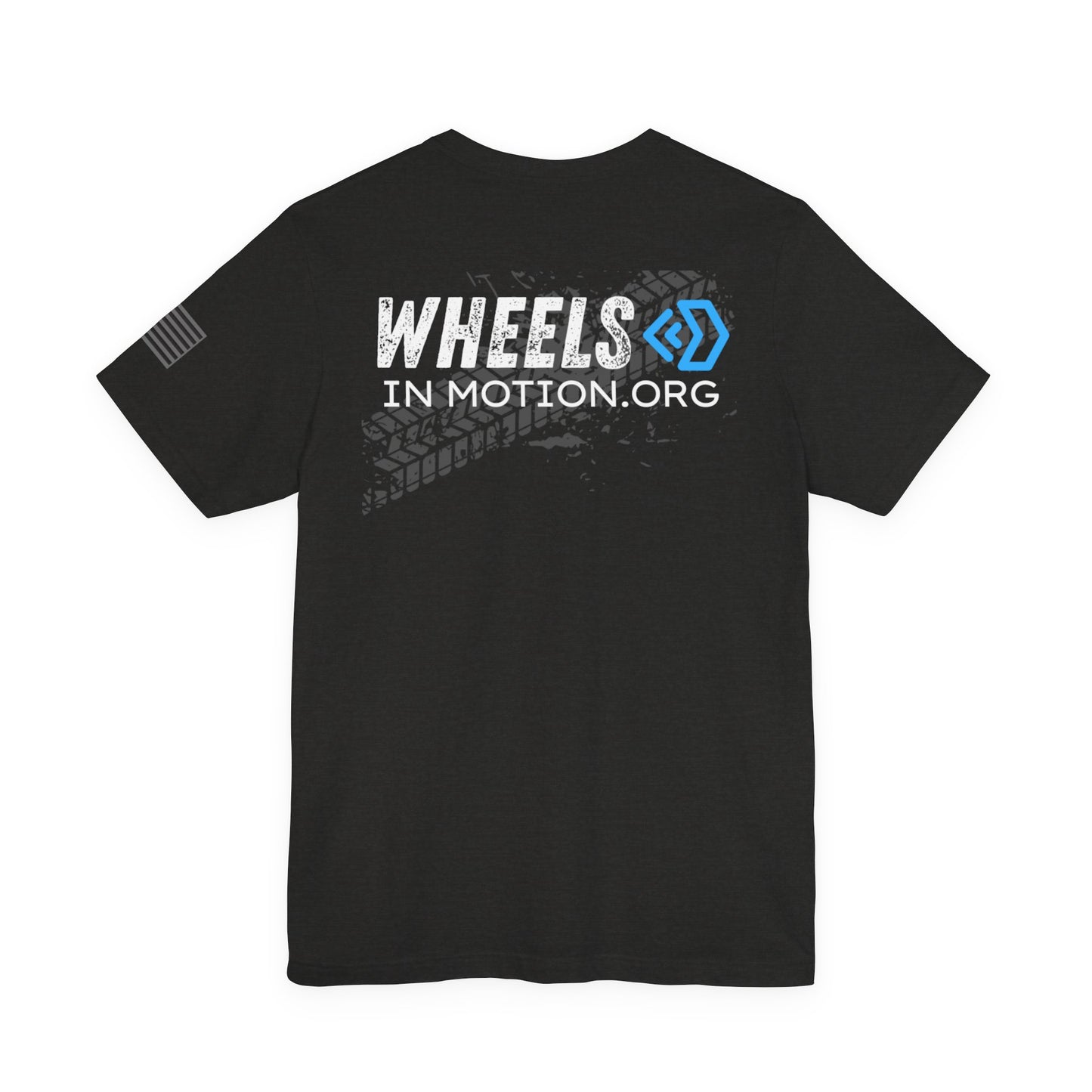 No Limits Tee — Wheels in Motion Inspirational Short Sleeve Shirt