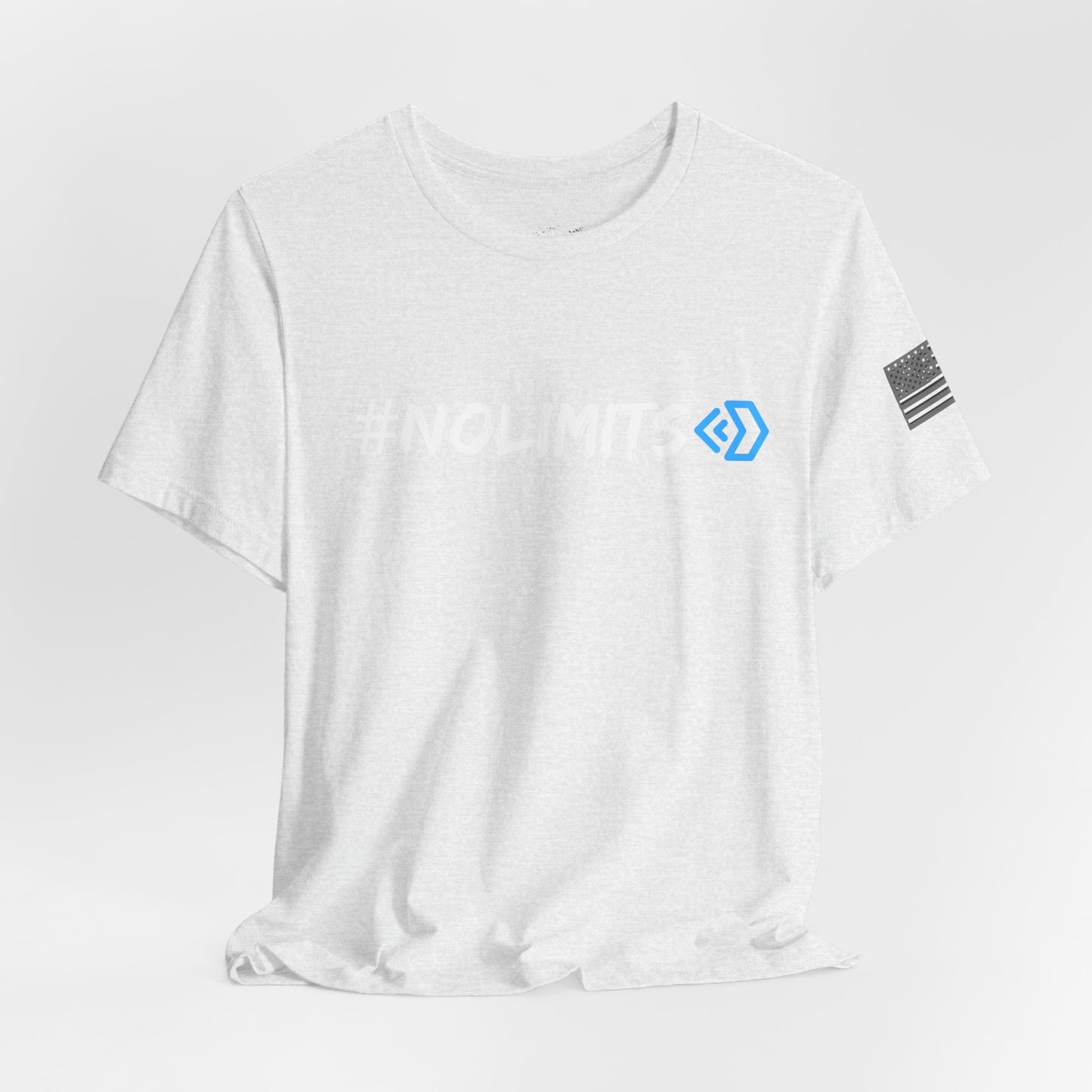 No Limits Tee — Wheels in Motion Inspirational Short Sleeve Shirt