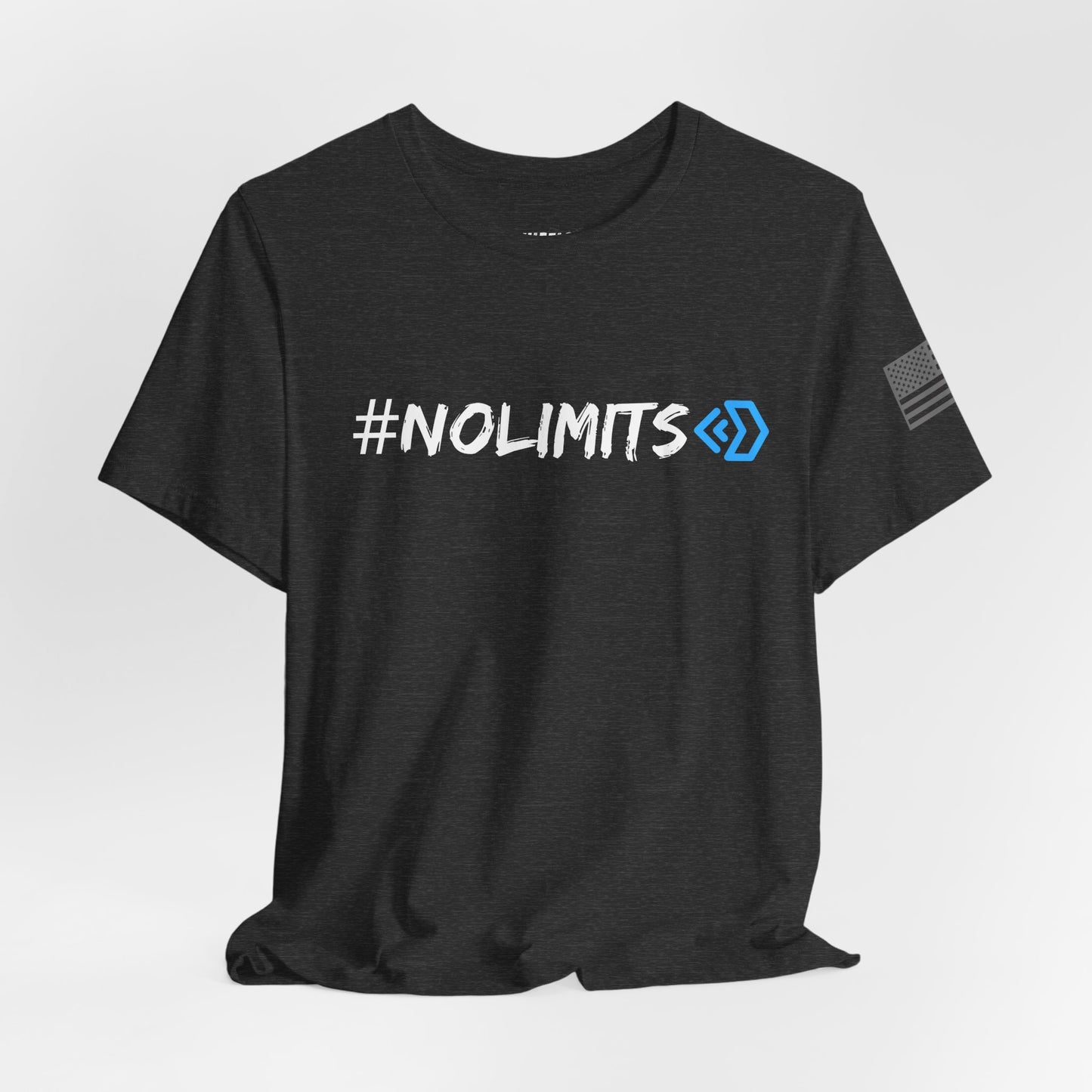 No Limits Tee — Wheels in Motion Inspirational Short Sleeve Shirt