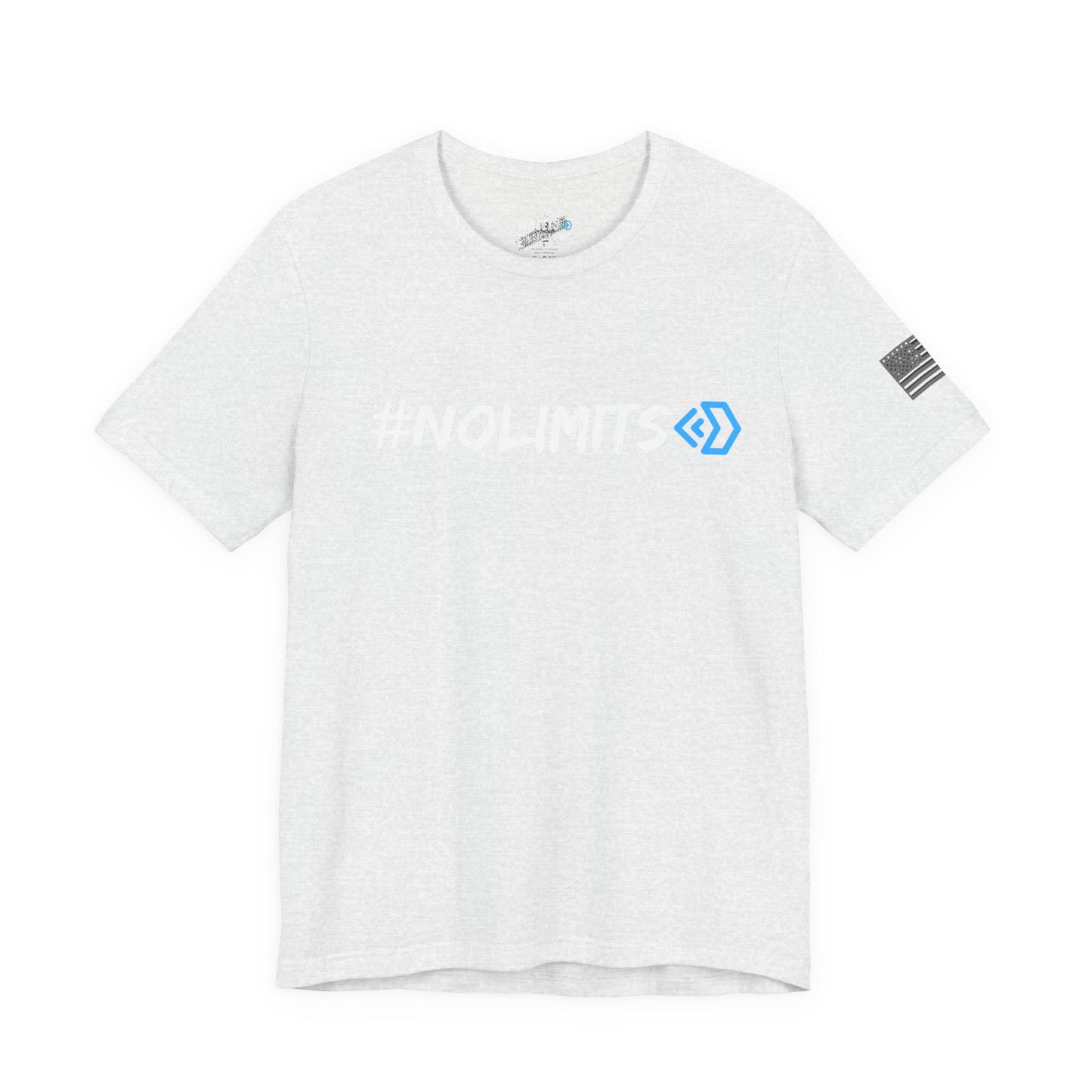 No Limits Tee — Wheels in Motion Inspirational Short Sleeve Shirt