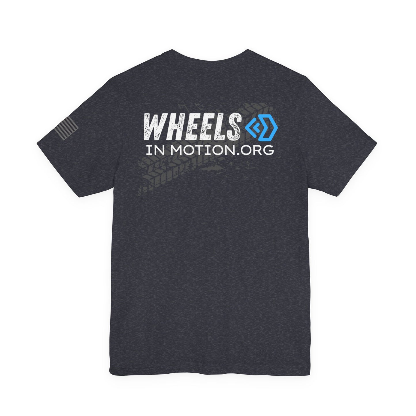 No Limits Tee — Wheels in Motion Inspirational Short Sleeve Shirt