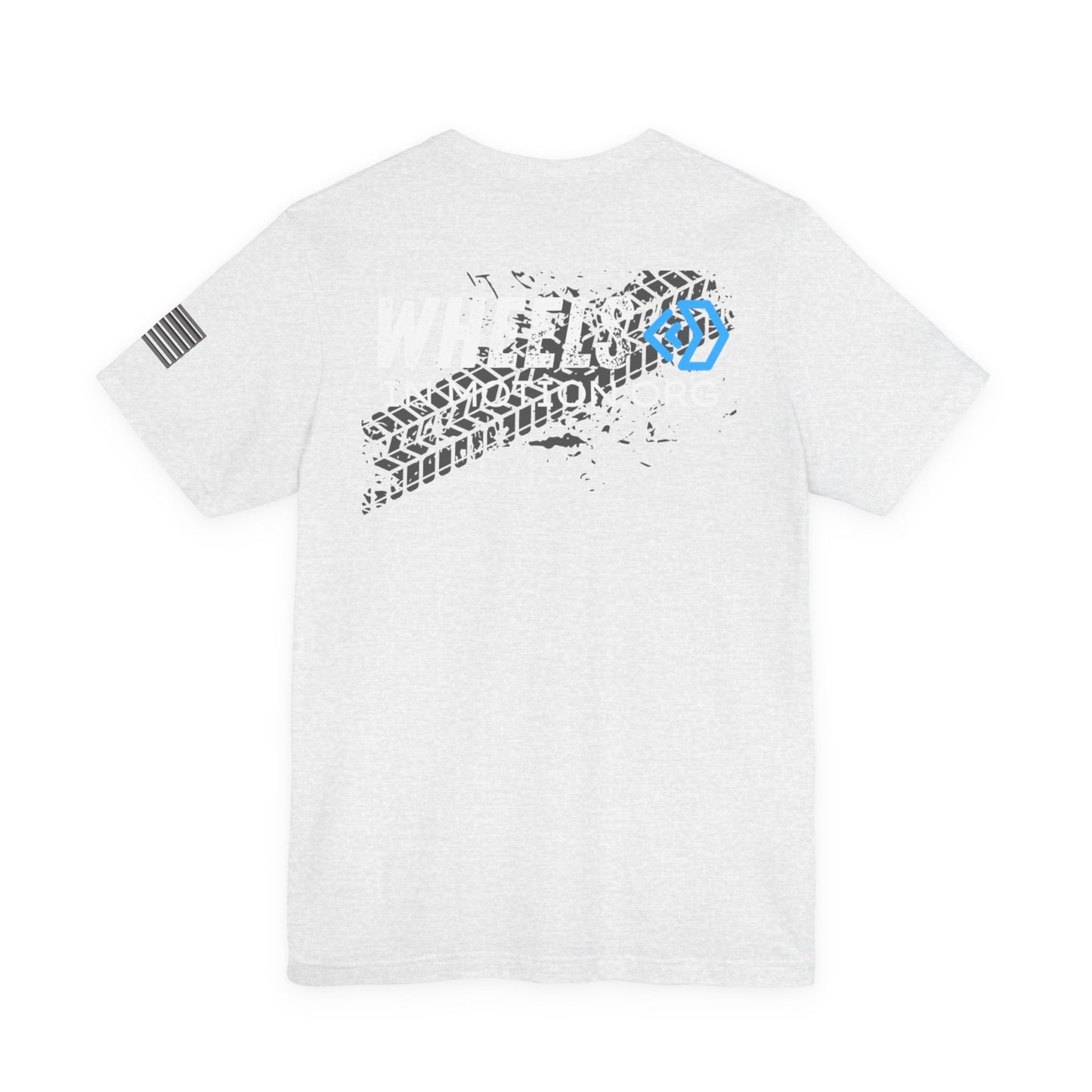No Limits Tee — Wheels in Motion Inspirational Short Sleeve Shirt