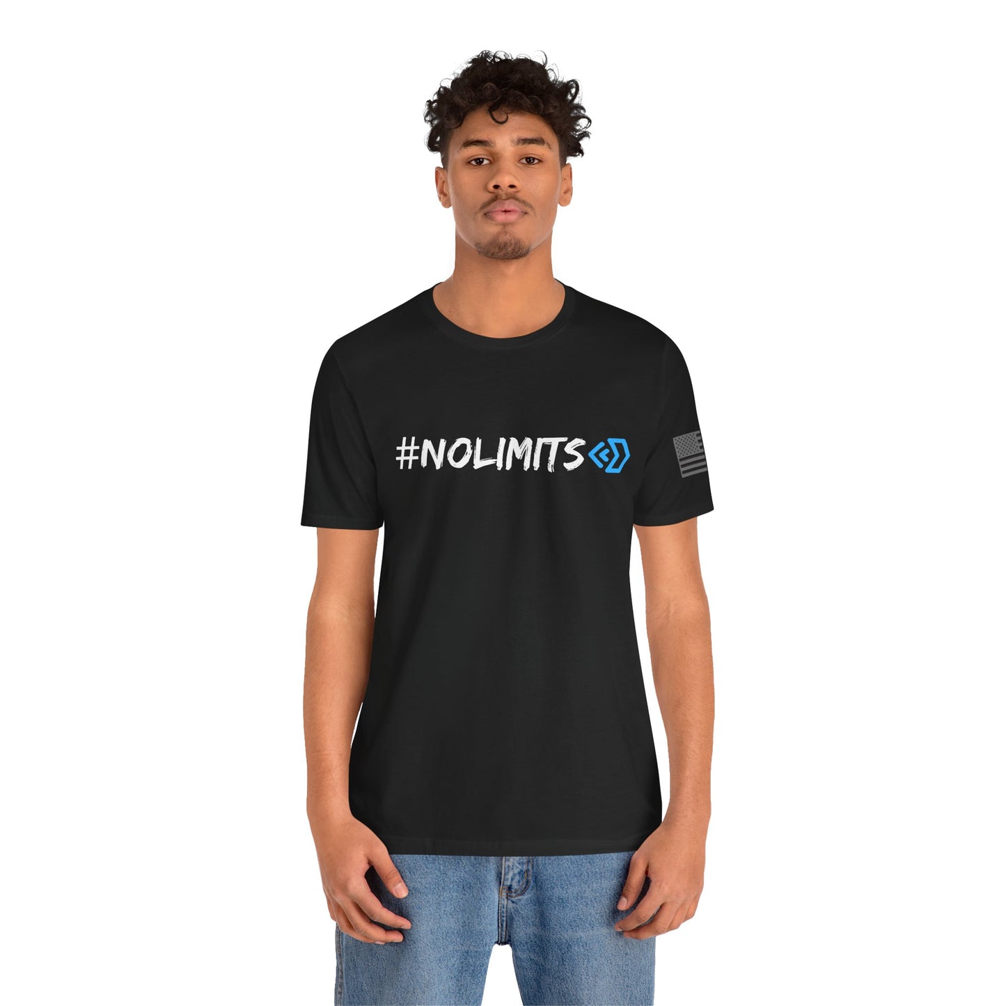 No Limits Tee — Wheels in Motion Inspirational Short Sleeve Shirt